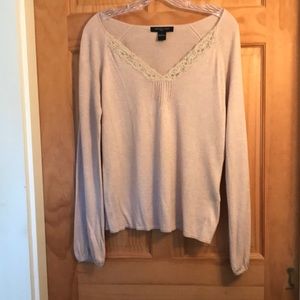 V Neck Silk/Wool Top